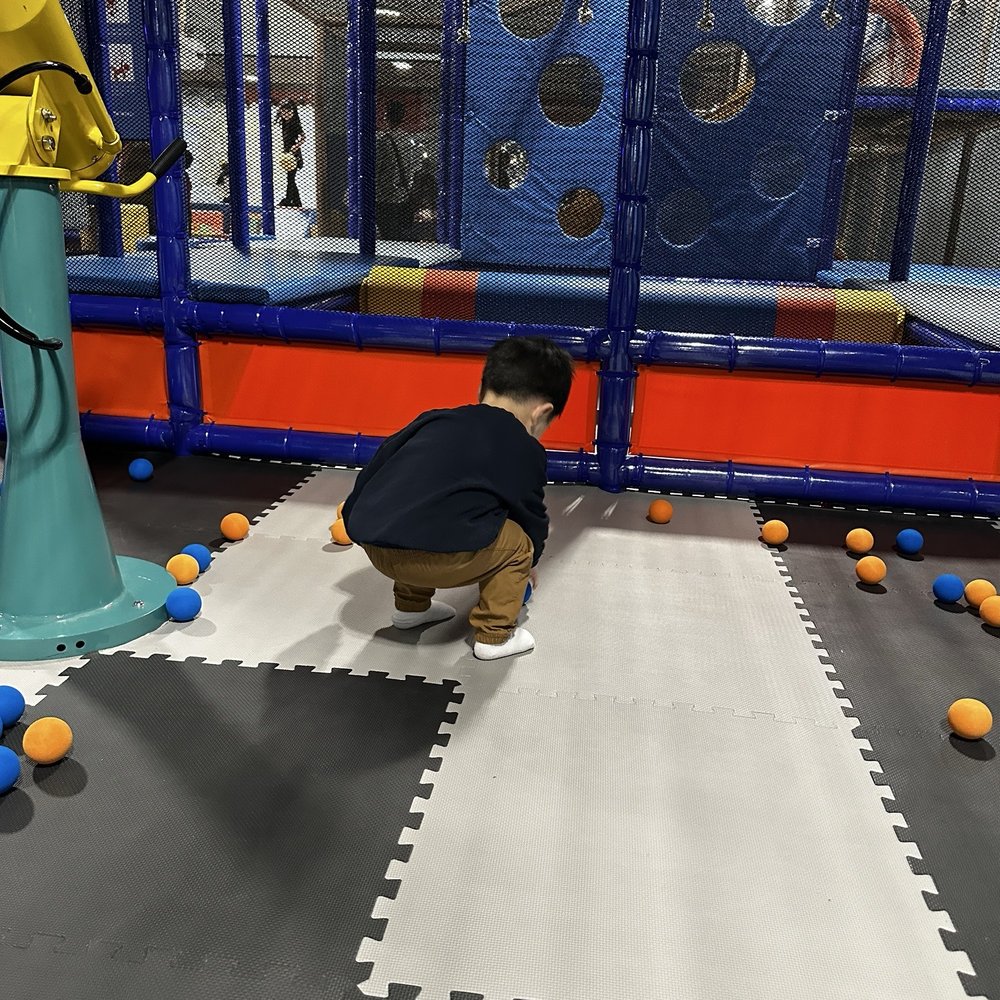 Jolly Roger Land - My son picking up some balls - Indoor Playcenter Near Me - San Jose, California Jolly Roger Land - My son picking up some balls - Indoor Playcenter Near Me - San Jose, California