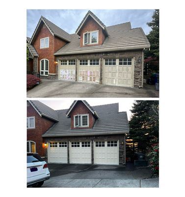 Garage door repair - Remodeling old garage doors. 2 days and it look like brand new! Garage door repair - Remodeling old garage doors. 2 days and it look like brand new!