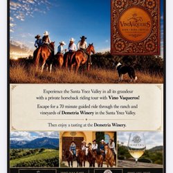Vino Vaqueros Horseback Riding - Voted Best Horseback Riding