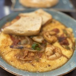 First Watch - Shrimp and grits, this dish was VERY bland. The grits were loose and had ZERO flavor.