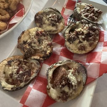 The Grilled Oyster - Clams casino - Seafood Near Me - Gaithersburg, Maryland The Grilled Oyster - Clams casino - Seafood Near Me - Gaithersburg, Maryland