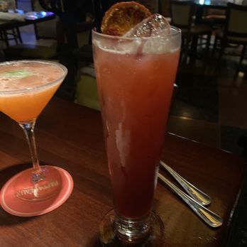 Pappadeaux Seafood Kitchen - Blood orange mule and ruby slipper - Seafood Near Me - Arlington, Texas