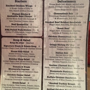 Jimmy P's Charred - Lunch Menu (A side) - Steakhouses Near Me - Naples, Florida