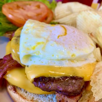 George's Linworth Diner - Customize your burger with a fried egg(Royale). #UpCloseSavor - Breakfast & Brunch Near Me - Worthington, Ohio George's Linworth Diner - Customize your burger with a fried egg(Royale). #UpCloseSavor - Breakfast & Brunch Near Me - Worthington, Ohio