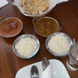 106. Garlic Naan 50. Chicken Bhunal Lamb thali 80. Chicken Tandoori wings 106. Garlic Naan 50. Chicken Bhunal Lamb thali 80. Chicken Tandoori wings