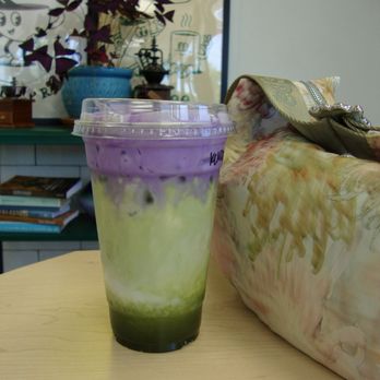 Preston’s Cafe - ube matcha - Sandwiches Near Me - Plano, Texas