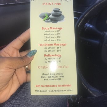 Heaven's Best Day Spa - Heres the menu lol with prices - Massage Near Me - Abington, Pennsylvania Heaven's Best Day Spa - Heres the menu lol with prices - Massage Near Me - Abington, Pennsylvania