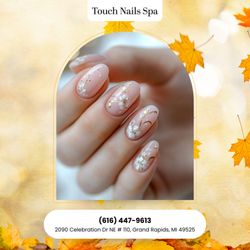 Touch Nails Spa - As the leaves fall, let your stress fall too. Stop by for a relaxing nail session!