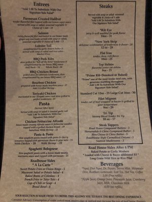 Menu photo 5 Jefferson's Roadhouse Yreka, CA