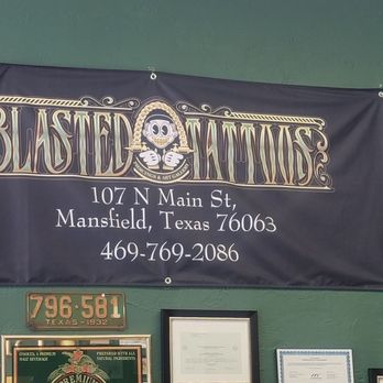 Blasted Tattoos & Piercings - Info - Tattoo Near Me - Mansfield, Texas