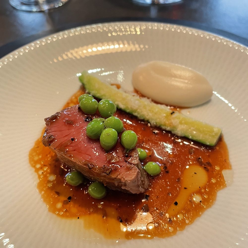 Atera - Lamb with sweet peas and zucchini - New American Near Me - New York, New York