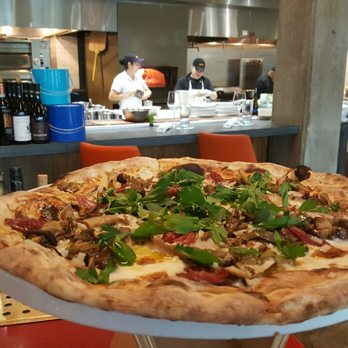 Weights + Measures - wood roasted mushroom + duck confit + burrata + garlic - Bars Near Me - Houston, Texas Weights + Measures - wood roasted mushroom + duck confit + burrata + garlic - Bars Near Me - Houston, Texas