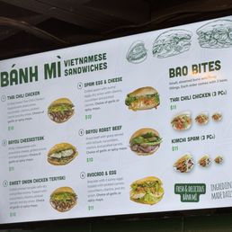 Bánh Mì Vietnamese sandwiches, bao bites