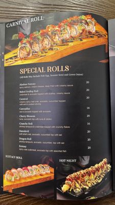 Menu photo 5 Senro Sunnyvale, CA