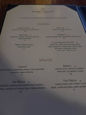 Menu photo 1 Sunset Terrace Asheville, NC Menu photo 1 Sunset Terrace Asheville, NC
