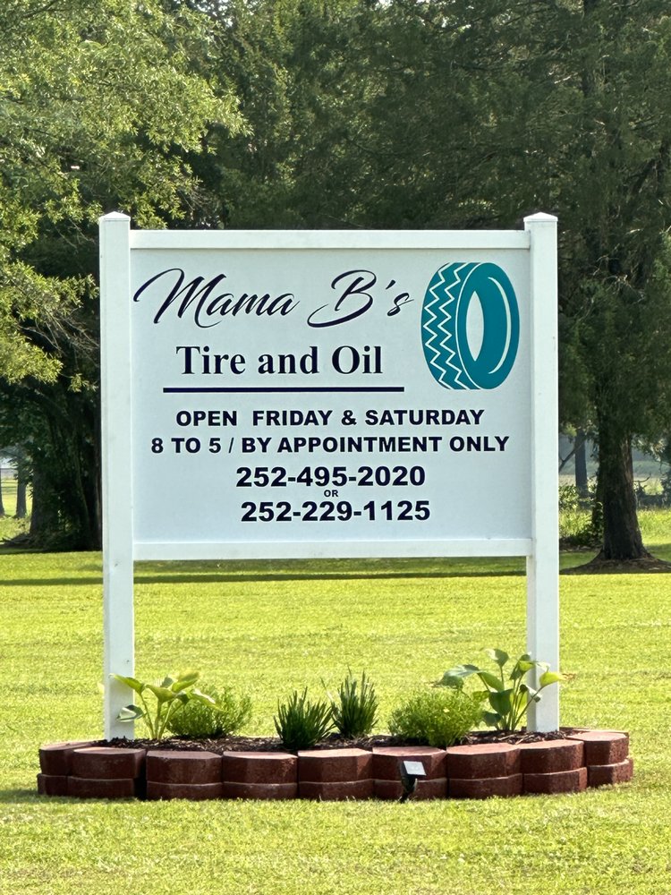 MAMA B’S TIRE AND OIL Vanceboro, North Carolina Tires Phone