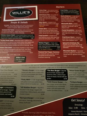Menu photo 6 Willie's Sports Pub Atchison, KS Menu photo 6 Willie's Sports Pub Atchison, KS