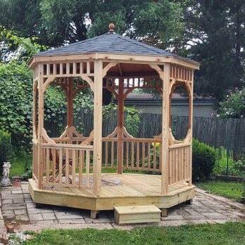 Silver Hammer Handyman Services - Gazebo assembled and deck built by Silver Hammer Handyman Services LLC - Handyman Near Me Silver Hammer Handyman Services - Gazebo assembled and deck built by Silver Hammer Handyman Services LLC - Handyman Near Me