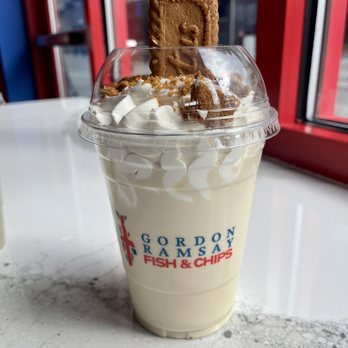 Gordon Ramsay Fish & Chips - Biscoff Shake - Fish & Chips Near Me - Washington, DC, District of Columbia Gordon Ramsay Fish & Chips - Biscoff Shake - Fish & Chips Near Me - Washington, DC, District of Columbia