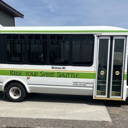 Raise Your Spirit Shuttle - Our 14 passenger bus with wheel chair lift.