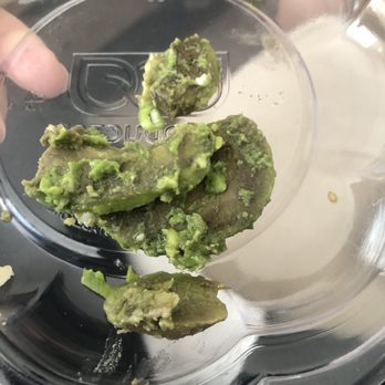 Poke Square - Bad avocado served - hard, brown, disgusting - Poke Near Me - Seattle, Washington Poke Square - Bad avocado served - hard, brown, disgusting - Poke Near Me - Seattle, Washington