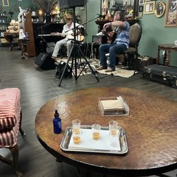 Blend flight, live music, cool people. What more could you ask for?