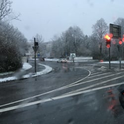 Einfahrt von der Frankfurt Straße