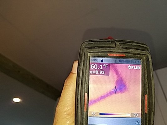 Home Inspections - With our FLIR thermal cameras we can detect hidden leaks behind walls and ceilings. Call us now to set up your home inspection before you buy a potential headache!