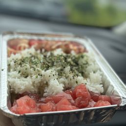Poke Bowl with Ahi and Shoyu