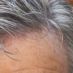 Hair By The Bay - This is a photo of a client who lost his hair,  this is a very natural product that i specifically designed for him.
