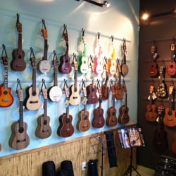 North Carolina Ukulele Academy - Wall of Ukuleles