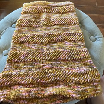 Studio South - Beautiful "Willow Cowl" by Amelia Lyon's pattern knitted in Natalie's hand dyed yarn!!!! - Knitting Supplies Near Me - Pensacola, Florida