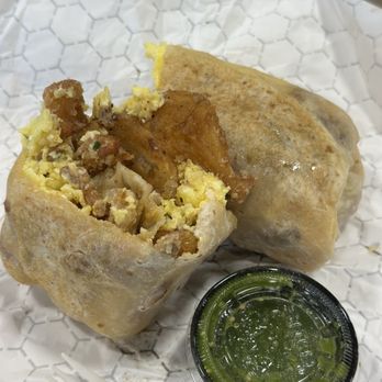 Eggbred - Breakfast Sausage Burrito - Breakfast & Brunch Near Me - Whittier, California