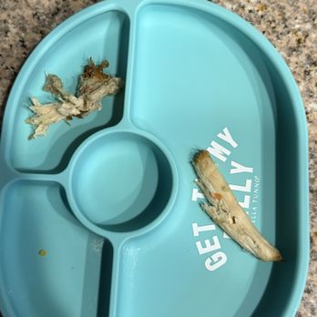 Miguels Jr - Opened the taquitos to give feed my son. This is the total amount that was removed from 3 taquitos - Mexican Near Me - Costa Mesa, California