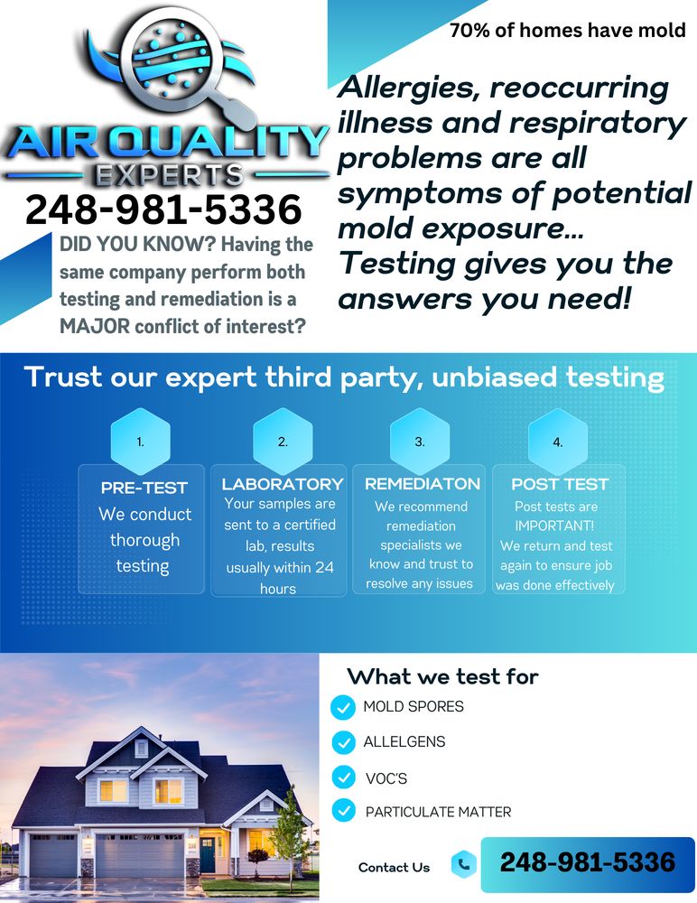 Air Quality Experts - mold inspector in White Lake, MI