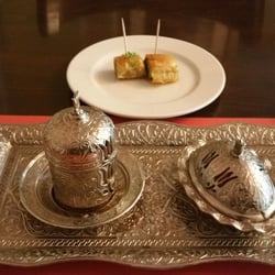 Ankara - Turkish Coffee and Baklava at Restaurant Ankara in Ghent