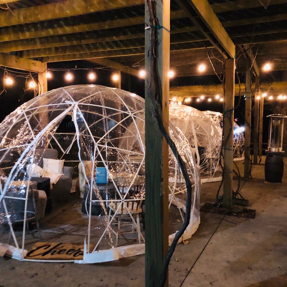Cherry Creek Cellars - Igloos all in a row! - Wineries Near Me - Brooklyn, Michigan