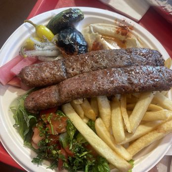 Mama's Hummus - $30 vegan kabob plate. - Middle Eastern Near Me - Camarillo, California