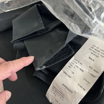 Jazzi Dry Cleaners - Just picked up. Not clean. What is this crusty stuff? Starch maybe? - Sewing & Alterations Near Me - San Diego, California Jazzi Dry Cleaners - Just picked up. Not clean. What is this crusty stuff? Starch maybe? - Sewing & Alterations Near Me - San Diego, California