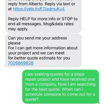 All Pro Maintenance Services - Full conversation - Roofing Near Me - Las Vegas, Nevada