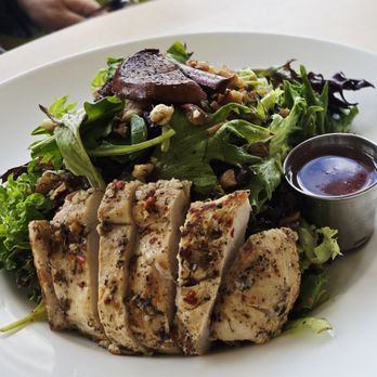 Vinaigrette - The Nutty Pear-fessor salad with chicken - Salad Near Me - Albuquerque, New Mexico