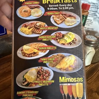 El Balcon Taqueria - Breakfast menu and mimosas! - Mexican Near Me - Fair Oaks, California