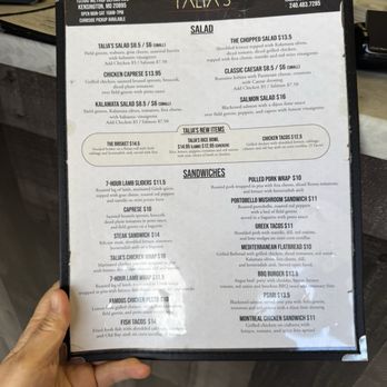 Talia’s Cuzina - Menu - Mediterranean Near Me - Kensington, Maryland Talia’s Cuzina - Menu - Mediterranean Near Me - Kensington, Maryland