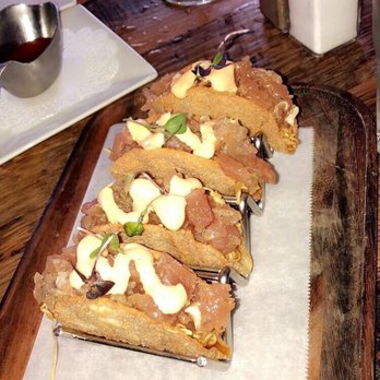 Roc & Olive - Tuna tacos - New American Near Me - Long Beach, New York