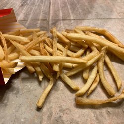 McDonald's - Nasty old hard fries.