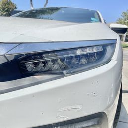 Headlight after polish Headlight after polish