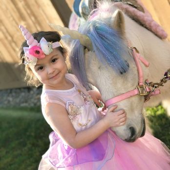 Dreamland Ponies - Sweetest little birthday girl and our magical pastel rainbow unicorn! - Party & Event Planning Near Me