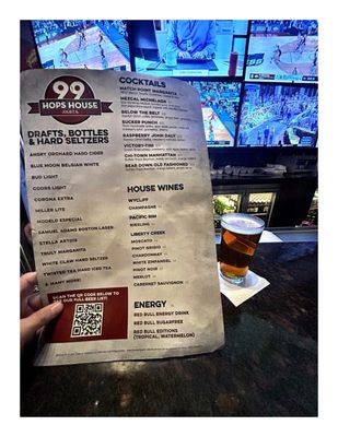Menu photo 2 99 Hops House Joliet, IL