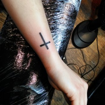 EdTattoos - Black cross done by @edtattoos Instagram - Tattoo Near Me EdTattoos - Black cross done by @edtattoos Instagram - Tattoo Near Me