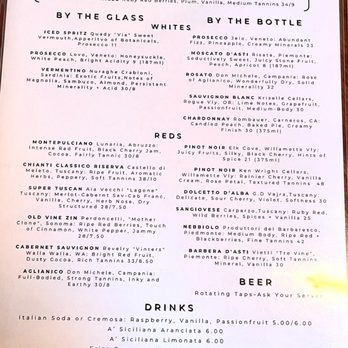 Pie + Vine - Menu - Italian Near Me - Ashland, Oregon